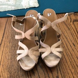 light pink wedges heels from nordstrom!!